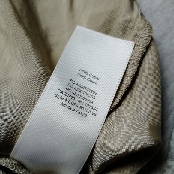 WILFRED Isabelle Dress Olive Beige Mini Silky Cupro Size 2 Aritzia - Picture 12 of 14